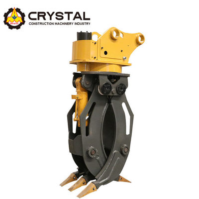 Op maat gemaakte graafmachine Hydraulische roterende greep log / ijzerwerk greep voor graafmachine